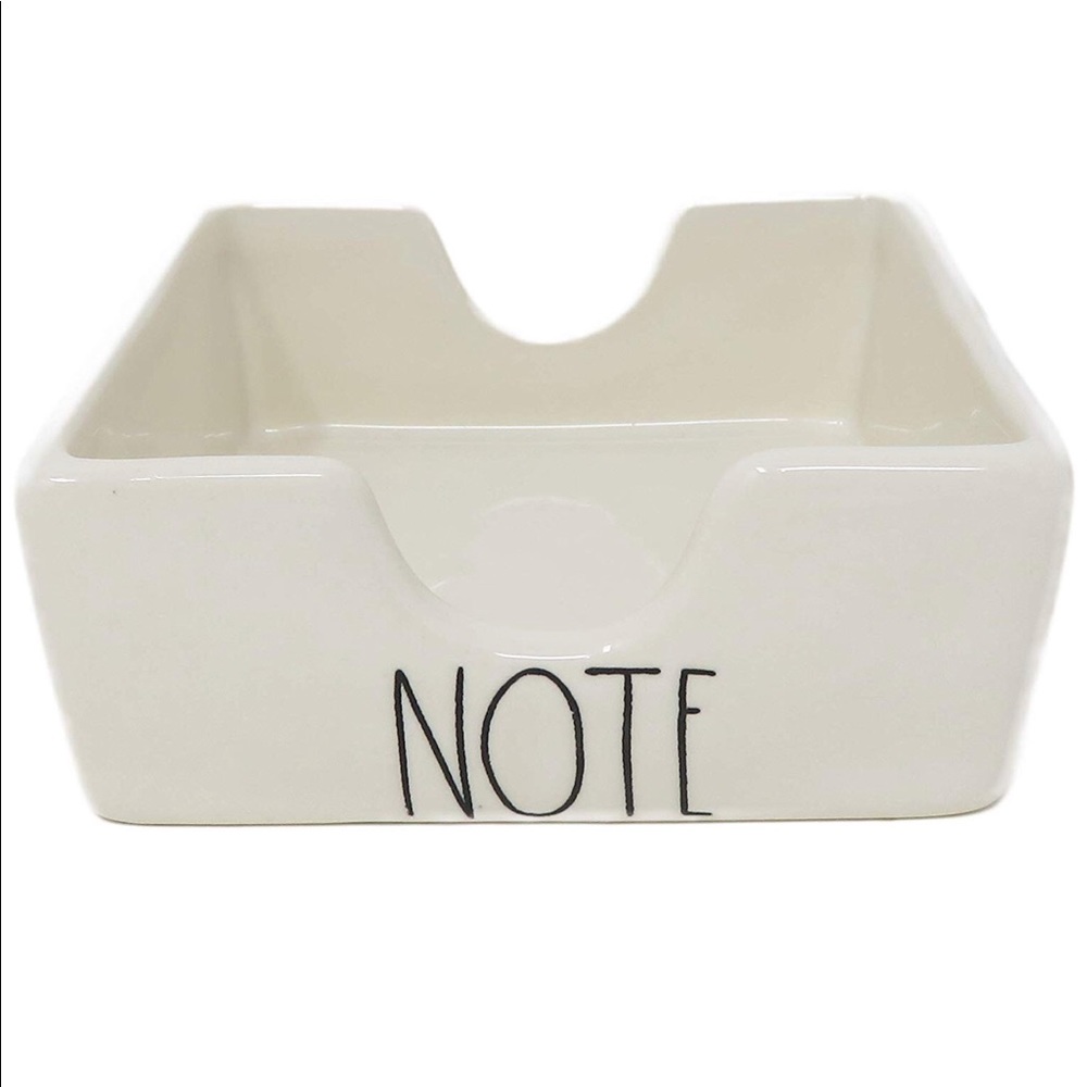 Rae Dunn “NOTE” desk or note organizer